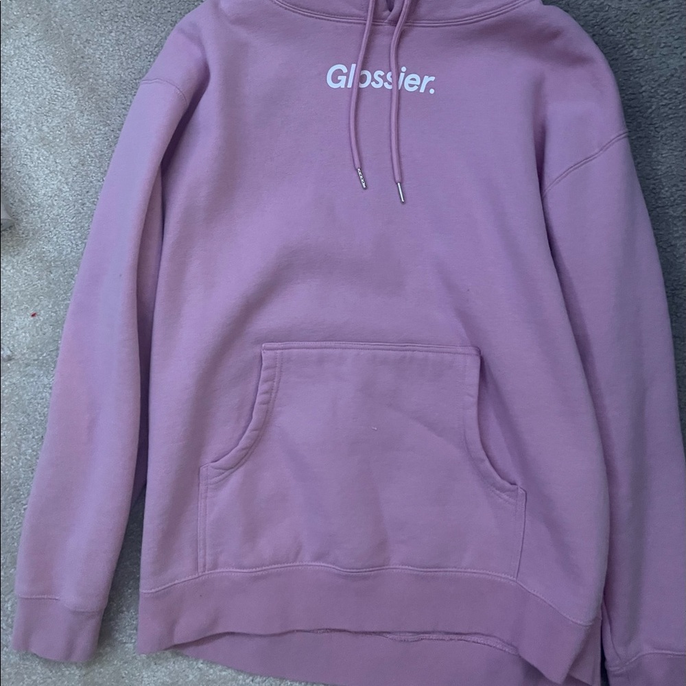 glossier hoodie!